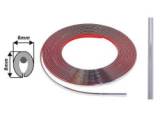 Lita samolepc na hranu dve chrom 8x6mm - 20m - kliknte pro vce informac
