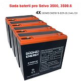 Baterie Selvo 3500, 3500.6 sada 4ks 12V 24Ah - kliknte pro vce informac