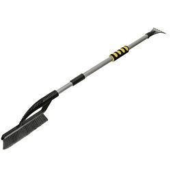 Škrabka na sníh telesk.se smetákem 100-137cm - klikněte pro větší náhled