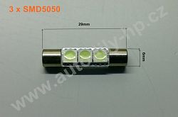 Led sufit 3led 29mm 5050SMD bl