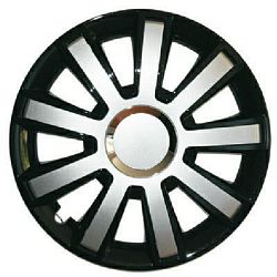 Kryty kol FLASH 14 č.3 silver/black