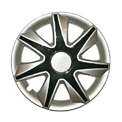 Kryty kol RUN 16 č.4 black/silver