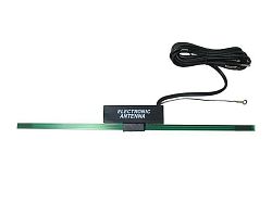 Anténa vnitřní elektronická nalepovací 12V - klikněte pro větší náhled