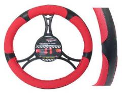 Potah na volant BLACK/RED - kliknte pro vt nhled