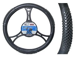 Potah na volant MASSAGE 49-51cm černý XXL TIR
