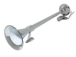 Fanfára - chrom 12/24V 64cm kulatá - klikněte pro větší náhled