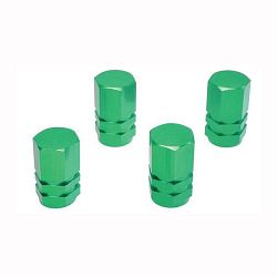 Čepičky na ventilky green 4ks