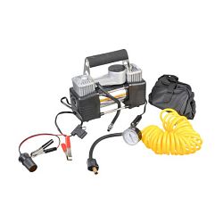 Kompresor 12V- 2 pístový 280W s přílušenstvím