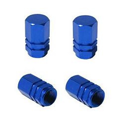 Čepičky na ventilky blue 4ks - klikněte pro větší náhled