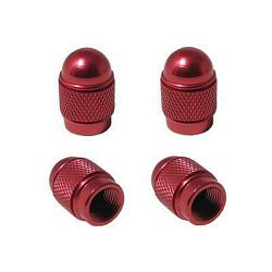 Čepičky na ventilky red 4ks - klikněte pro větší náhled