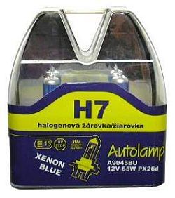 halobenová žárovka H7 xenon blue 2ks