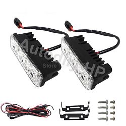 Led světla denniho sviceni DRL hom. 3LED 12V