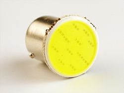 Led rovka  12V COB  BA15S bl