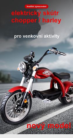 Elektricky skutr, chopper, harley 60V 20Ah